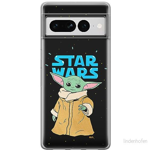 ERT GROUP mobiltelefonfodral för Google PIXEL 7 PRO originalt och officiellt licensierat Star Wars mönster Baby Yoda 032 optimalt anpassad till formen på mobiltelefonen, fodral tillverkad av TPU plast 5905795176068
