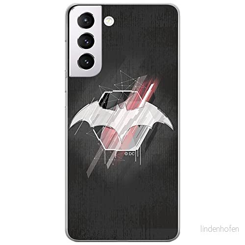 ERT GROUP mobiltelefonfodral för Samsung S21 originalt och officiellt licensierat DC mönster Batman 002 optimalt anpassad till formen på mobiltelefonen, fodral tillverkad av TPU plast 5903932296211