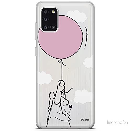 ERT GROUP mobiltelefonfodral för Samsung A31 originalt och officiellt licensierat Disney mönster Winnie the Pooh and friends 013 anpassad till formen på mobiltelefonen, gedeeltelijk transparant 5903040212721
