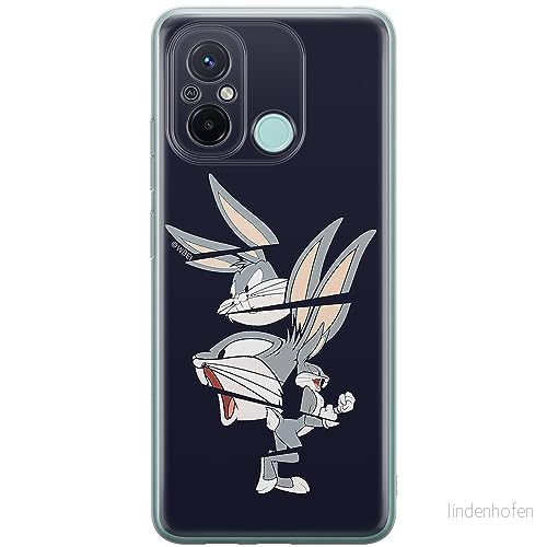 ERT GROUP mobiltelefonfodral för Xiaomi REDMI 12C/ 11A originalt och officiellt licensierat Looney Tunes mönster Bugs 008 anpassad till formen på mobiltelefonen, fodral tillverkad av TPU plast 5905511843052