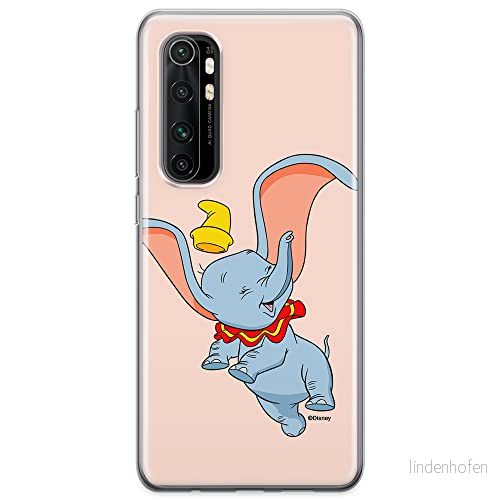 ERT GROUP mobiltelefonfodral för Xiaomi MI NOTE 10 Lite originalt och officiellt licensierat Disney mönster Dumbo 015 optimalt anpassad till formen på mobiltelefonen, fodral tillverkad av TPU plast 5905131181497