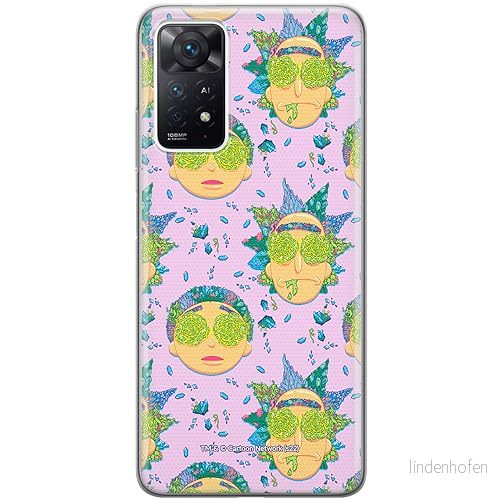 ERT GROUP mobiltelefonfodral för Xiaomi REDMI NOTE 11 PRO 5G/ 4G originalt och officiellt licensierat Rick and Morty mönster & 022, fodral tillverkad av TPU plast 5905511146221