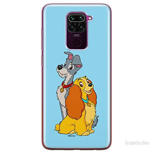 ERT GROUP mobiltelefonfodral för Xiaomi REDMI NOTE 9 originalt och officiellt licensierat Disney mönster Lady and the Tramp 003 anpassad till formen på mobiltelefonen, fodral tillverkad av TPU plast 5905131152800