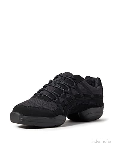 Capezio damkjol It danskneaker danssneaker, svart, 45.5 EU 52931805162
