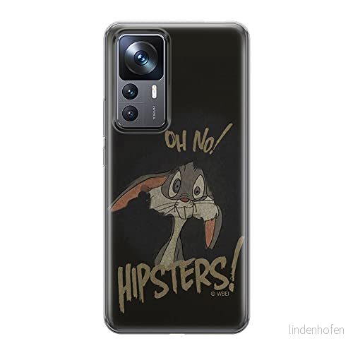 ERT GROUP mobiltelefonfodral för Xiaomi 12T/12T pro/K50 Ultra originalt och officiellt licensierat Looney Tunes mönster Bugs 005 anpassad till formen på mobiltelefonen, fodral tillverkad av TPU plast 5905511573652