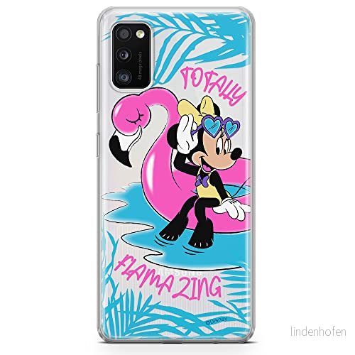 ERT GROUP mobiltelefonfodral för Samsung A41 originalt och officiellt licensierat Disney mönster Minnie 025 optimalt anpassad till formen på mobiltelefonen, gedeeltelijk transparant 5903537510613