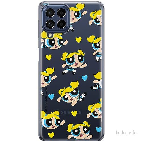 ERT GROUP mobiltelefonfodral för Samsung M33 5G originalt och officiellt licensierat The Powerpuff Girls mönster 008, gedeeltelijk transparant 5905511958435