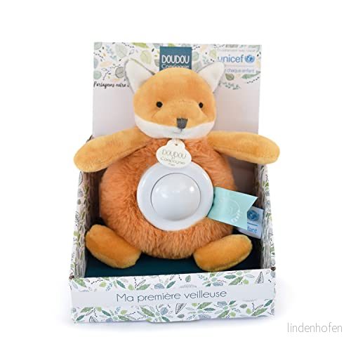 Doudou et Company UNICEF nattlampa räv DC3992 3700335239928