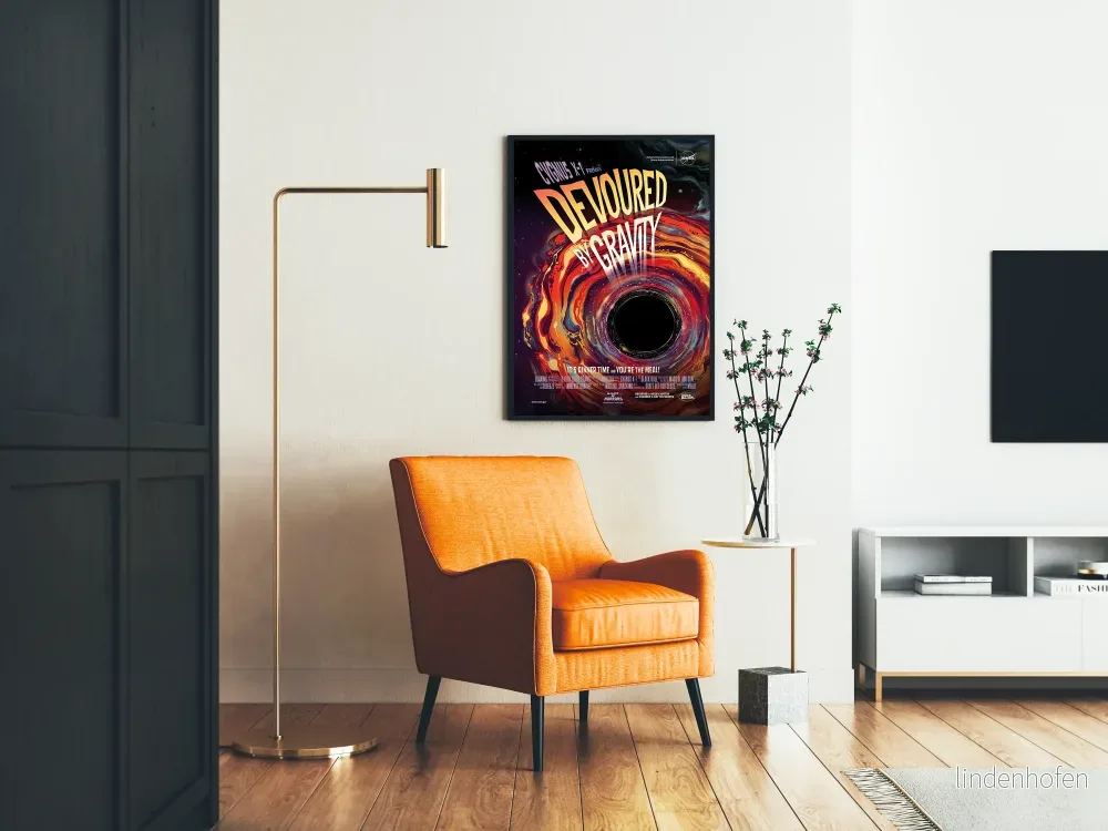 Poster Väggdekoration Svart hål Dränkt av gravitation NASA - Bild 2