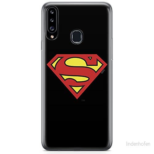 ERT GROUP mobiltelefonfodral för Samsung A20S originalt och officiellt licensierat DC mönster Superman 002 optimalt anpassad till formen på mobiltelefonen, fodral tillverkad av TPU plast 5904805440946