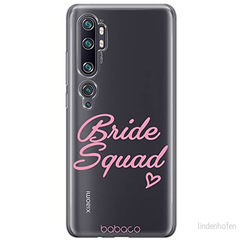 ERT GROUP mobiltelefonfodral för Xiaomi MI NOTE 10 / PRO originalt och officiellt licensierat Babaco mönster Bride Squad 001 anpassad till formen på mobiltelefonen, gedeeltelijk transparant 5904805769450
