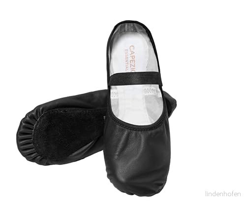 Capezio Luna balettsko för barn, Svart, 41.5 EU Bred 886275703606