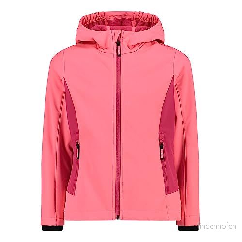 CMP Unisex barn softshelljacka, Glansig Fuchsia, 98 cm 8059342955976