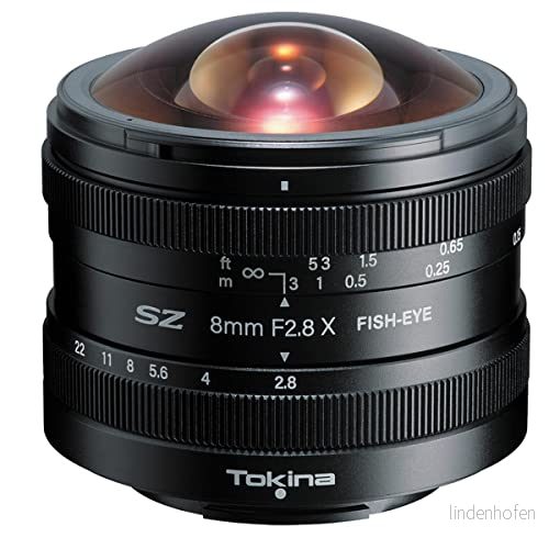 Tokina TO1 SZX008F SZ 8mm F2.8 Fisheye MF Fujifilm X, svart 4961607640487