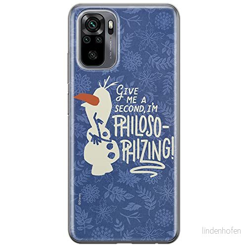 ERT GROUP mobiltelefonfodral för Xiaomi REDMI NOTE 10/ 10S originalt och officiellt licensierat Disney mönster Olaf 005 optimalt anpassad till formen på mobiltelefonen, gedeeltelijk transparant 5903537183152
