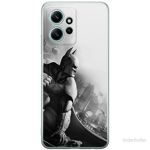 ERT GROUP mobiltelefonfodral för Xiaomi REDMI NOTE 12 4G originalt och officiellt licensierat DC mönster Batman 015 optimalt anpassad till formen på mobiltelefonen, fodral tillverkad av TPU plast 5905511952570