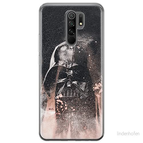 ERT GROUP mobiltelefonfodral för Xiaomi REDMI 9 originalt och officiellt licensierat Star Wars mönster Darth Vader 011 optimalt anpassad till formen på mobiltelefonen, fodral tillverkad av TPU plast 5903040308066