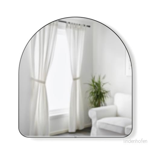 Umbra Hubba Arched välvd spegel, 86 x 91 cm, titan 28295379328