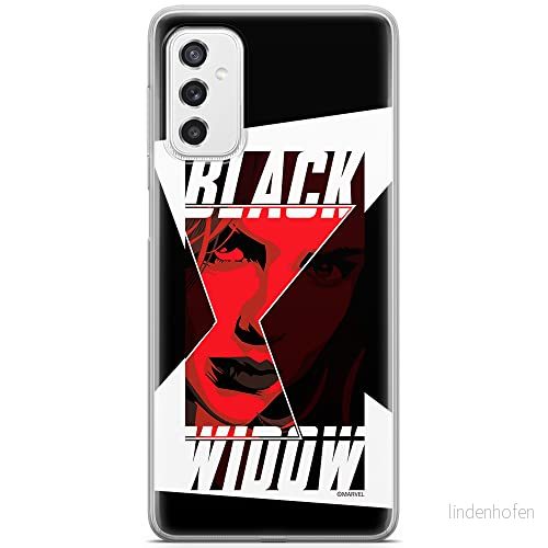 ERT GROUP mobiltelefonfodral för Samsung M52 5G originalt och officiellt licensierat Marvel mönster Black Widow 012 optimalt anpassad till formen på mobiltelefonen, fodral tillverkad av TPU plast 5904805495960