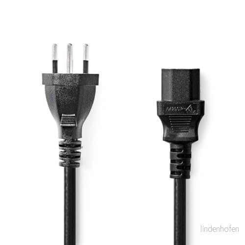 Nedis CEGL11200BK20 power cable 5412810425297