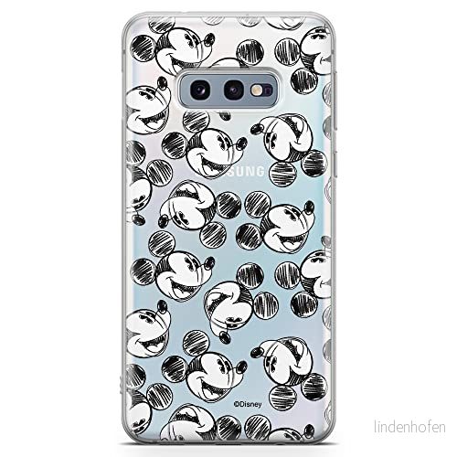 ERT GROUP mobiltelefonfodral för Samsung S10e originalt och officiellt licensierat Disney mönster Mickey 025 optimalt anpassad till formen på mobiltelefonen, gedeeltelijk transparant 5903040615058