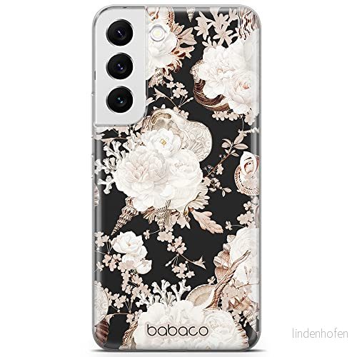 ERT GROUP mobiltelefonfodral för Samsung S22 PLUS originalt och officiellt licensierat Babaco mönster Flowers 044 optimalt anpassad till formen på mobiltelefonen, fodral tillverkad av TPU plast 5905131327666