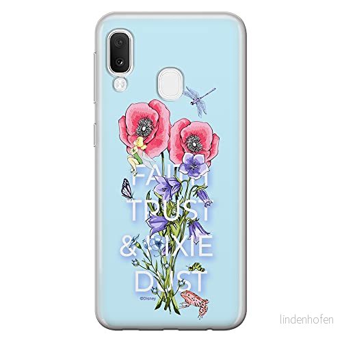 ERT GROUP mobiltelefonfodral för Samsung A20e originalt och officiellt licensierat Disney mönster Tinker Bell 003 optimalt anpassad till formen på mobiltelefonen, fodral tillverkad av TPU plast 5904805665028