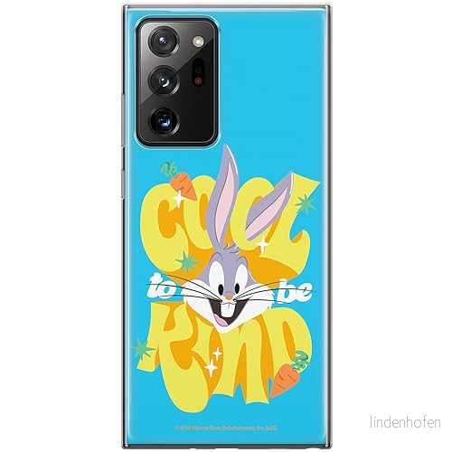 ERT GROUP mobiltelefonfodral för Samsung GALAXY NOTE 20 ULTRA originalt och officiellt licensierat Looney Tunes mönster Bugs 014, fodral tillverkad av TPU plast 5905795076733
