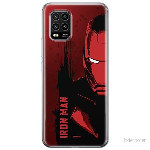 ERT GROUP mobiltelefonfodral för Xiaomi MI 10 LITE originalt och officiellt licensierat Marvel mönster Iron Man 004 optimalt anpassad till formen på mobiltelefonen, fodral tillverkad av TPU plast 5903537145402