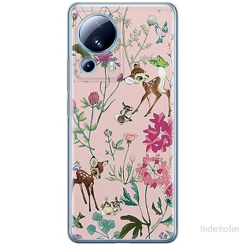 ERT GROUP mobiltelefonfodral för Xiaomi 13 LITE/CIVI 2 originalt och officiellt licensierat Disney mönster Bambi & Friends 001 anpassad till formen på mobiltelefonen, fodral tillverkad av TPU plast 5905511915834