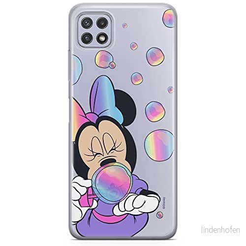 ERT GROUP mobiltelefonfodral för Samsung A22 5G originalt och officiellt licensierat Disney mönster Minnie 052 optimalt anpassad till formen på mobiltelefonen, gedeeltelijk transparant 5903932803426