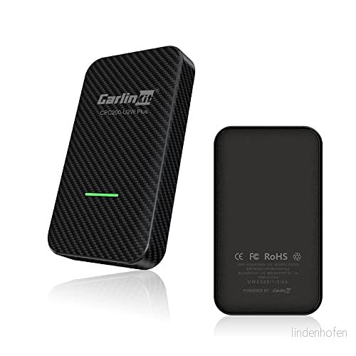 CarlinKit 3.0 trådlös CarPlay adapter för fabriksbundna fordon, röd UI gränssnittsuppgradering, kompatibel med Audi/Porsche/Volvo/Mercedes/VW/KIA/Hyundai, onlineuppgradering, IOS17+ 6972185561130