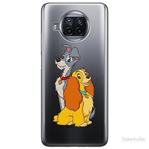 ERT GROUP mobiltelefonfodral för Xiaomi MI 10T LITE/REDMI NOTE 9 PRO 5G originalt och officiellt licensierat Disney mönster Lady and the Tramp 003, gedeeltelijk transparant 5905131150899