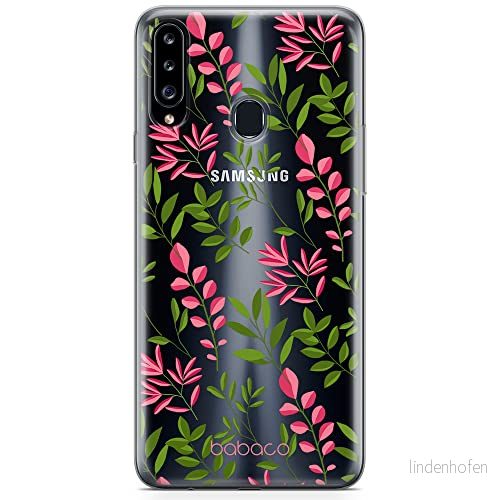 ERT GROUP mobiltelefonfodral för Samsung A20S originalt och officiellt licensierat Babaco mönster Plants 013 optimalt anpassad till formen på mobiltelefonen, gedeeltelijk transparant 5903932581621