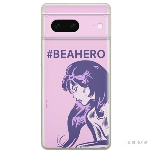 ERT GROUP mobiltelefonfodral för Google PIXEL 7 originalt och officiellt licensierat Marvel mönster Black Widow 004 optimalt anpassad till formen på mobiltelefonen, fodral tillverkad av TPU plast 5905795141363