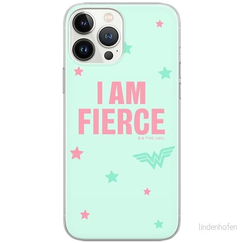 ERT GROUP mobiltelefonfodral för Iphone 13 PRO originalt och officiellt licensierat DC mönster Wonder Woman 028 Vit optimalt anpassad till formen på mobiltelefonen, fodral tillverkad av TPU plast 5903932937527