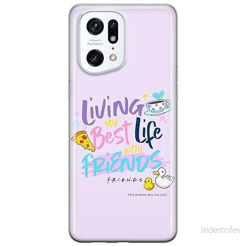 ERT GROUP mobiltelefonfodral för Oppo FIND X5 PRO originalt och officiellt licensierat Friends mönster 024 optimalt anpassad till formen på mobiltelefonen, fodral tillverkad av TPU plast 5905795061906