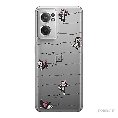 ERT GROUP mobiltelefonfodral för Oneplus NORD CE 2 originalt och officiellt licensierat Disney mönster Cat Figaro 001 optimalt anpassad till formen på mobiltelefonen, gedeeltelijk transparant 5905511282080