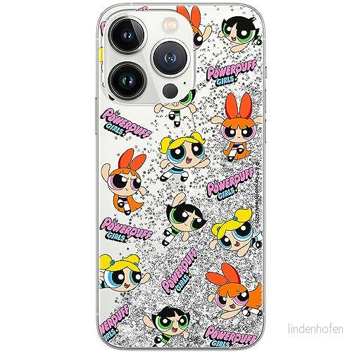 ERT GROUP mobiltelefonfodral för Apple Iphone 13 PRO originalt och officiellt licensierat The Powerpuff Girls mönster 028, med glitter overflow effekt 5905511973131