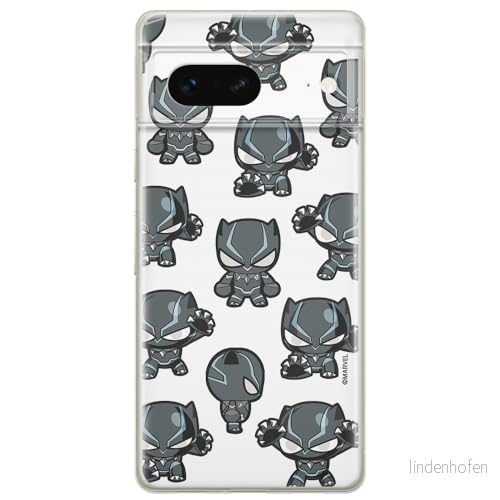 ERT GROUP mobiltelefonfodral för Google PIXEL 7 originalt och officiellt licensierat Marvel mönster Black Panther 016 optimalt anpassad till formen på mobiltelefonen, fodral tillverkad av TPU plast 5905795147600