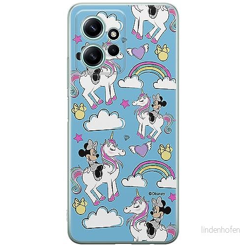 ERT GROUP mobiltelefonfodral för Xiaomi REDMI NOTE 12 4G originalt och officiellt licensierat Disney mönster Minnie 037 optimalt anpassad till formen på mobiltelefonen, fodral tillverkad av TPU plast 5905511937485