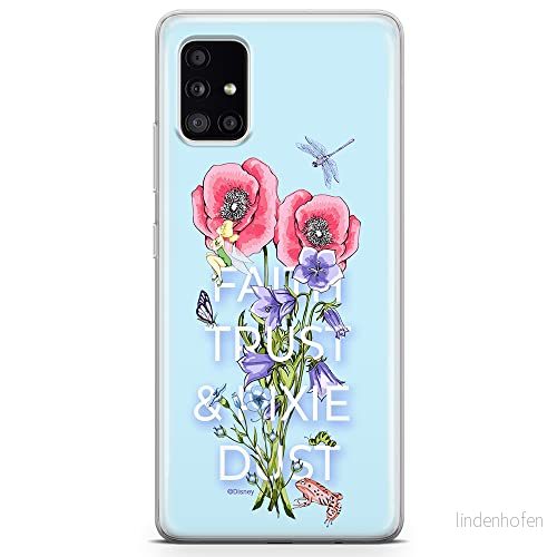 ERT GROUP mobiltelefonfodral för Samsung A51 originalt och officiellt licensierat Disney mönster Tinker Bell 003 optimalt anpassad till formen på mobiltelefonen, fodral tillverkad av TPU plast 5904805664335