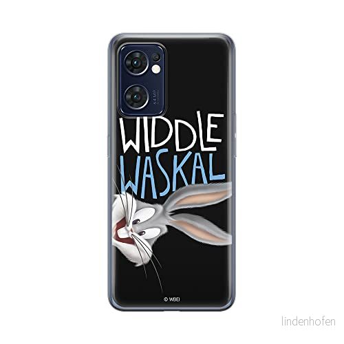 ERT GROUP mobiltelefonfodral för Oppo RENO 7 5G originalt och officiellt licensierat Looney Tunes mönster Bugs 004 optimalt anpassad till formen på mobiltelefonen, fodral tillverkad av TPU plast 5905511304447
