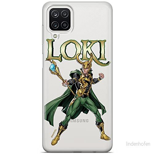 ERT GROUP mobiltelefonfodral för Samsung A12 / M12 originalt och officiellt licensierat Marvel mönster Loki 002 optimalt anpassad till formen på mobiltelefonen, gedeeltelijk transparant 5904805221859