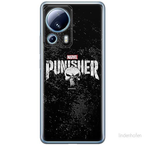 ERT GROUP mobiltelefonfodral för Xiaomi 13 LITE/CIVI 2 originalt och officiellt licensierat Marvel mönster Punisher 003 optimalt anpassad till formen på mobiltelefonen, fodral tillverkad av TPU plast 5905511918514