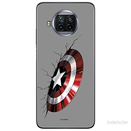 ERT GROUP mobiltelefonfodral för Xiaomi REDMI NOTE 9T originalt och officiellt licensierat Marvel mönster Captain America 023 anpassad till formen på mobiltelefonen, fodral tillverkad av TPU plast 5904805648328