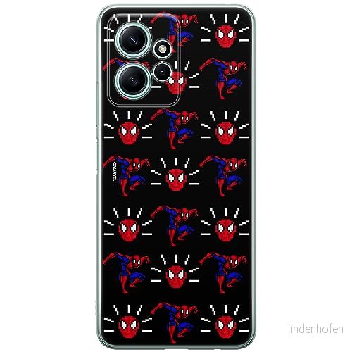 ERT GROUP mobiltelefonfodral för Xiaomi REDMI NOTE 12 4G originalt och officiellt licensierat Marvel mönster Spider Man 025 anpassad till formen på mobiltelefonen, fodral tillverkad av TPU plast 5905795002312