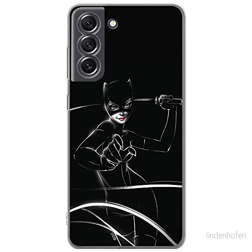 ERT GROUP mobiltelefonfodral för Samsung S21 FE originalt och officiellt licensierat DC mönster Catwoman 003 optimalt anpassad till formen på mobiltelefonen, fodral tillverkad av TPU plast 5904805508318