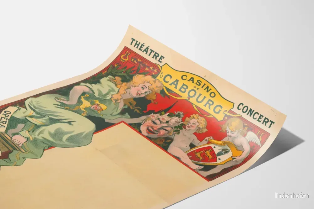 Vintageposter för Casino de Cabourg teater, konsert och opera - Bild 3