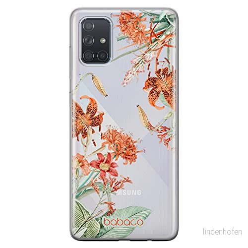 ERT GROUP mobiltelefonfodral för Samsung A71 5G originalt och officiellt licensierat Babaco mönster Flowers 057 optimalt anpassad till formen på mobiltelefonen, gedeeltelijk transparant 5905131363077